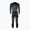 Herren Triathlonanzug aus Neopren HUUB Agilis II Back Zip 3.5 metallic blue 2