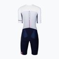 Damen-Triathlonanzug HUUB Anemoi 3 SUB22 white/navy/pink 2