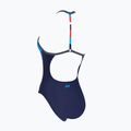 Damen Badeanzug einteilig Zoggs Pop Block T Back weiß / rot / blau / navy 2