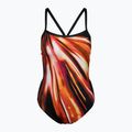Nike Spectrum Damen Badeanzug einteilig schwarz und rot NESSA014-614