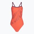 Einteiliger Damen-Badeanzug Nike Tilt Logo orange NESSA007 5