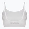 Gymshark Nahtloser Bralette High Neck Fitness-BH weiß 6