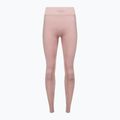 Damen Trainingsleggings Gymshark Flawless Shine Seamless rosa/weiß 5