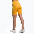 Gymshark Flawless Shine Seamless Damen Trainingsshorts safran/gelb 3