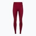 Damen Gymshark Training Full Lenght Leggings weinrot/weiß 5