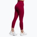 Damen Gymshark Training Full Lenght Leggings weinrot/weiß 3