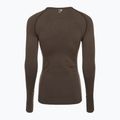 Damen Trainings-Langarmshirt Gymshark Vital Seamless Top braun/weiß 7