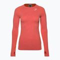 Damen Trainings-Langarmshirt Gymshark Vital Seamless Top rot/orange/weiß 5