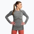 Gymshark Flex Top Damen Training Langarm anthrazit grau meliert