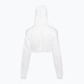 Damen Trainingssweatshirt Gymshark KK Twins Zip Up Crop weiß 6