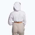 Damen Trainingssweatshirt Gymshark KK Twins Zip Up Crop weiß 3