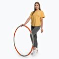 Damen Trainings-T-Shirt Gymshark GFX Legacy Tee gelb/weiss 2