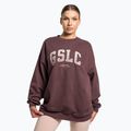 Damen Trainings Sweatshirt Gymshark Gfx Gslc Oversized braun