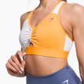 Gymshark Pulse Sports apricot orange/weißer Fitness-BH 4