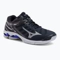 Volleyballschuhe Herren Mizuno Wave Voltage dunkelblau V1GA2161