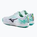 Tennisschuhe Damen Mizuno Break Shot 3 AC weiß-grün 61GA212623 3