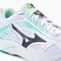 Tennisschuhe Damen Mizuno Break Shot 3 AC weiß-grün 61GA212623 8