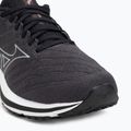 Herren Laufschuhe Mizuno Wave Inspire 18 D schwarz/silber/ebony 7
