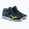 Volleyballschuhe Herren Mizuno Thunder Blade 3 Mid blau V1GA217538 5