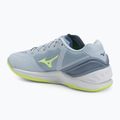 Frauen-Handballschuhe Mizuno Wave Stealth Neo heather/white/neo lime 3