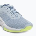 Frauen-Handballschuhe Mizuno Wave Stealth Neo heather/white/neo lime 7