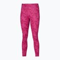 Damen-Laufleggings Mizuno 7/8 bedruckt pink peacock
