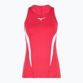 Damen Tennishemd Mizuno Printed Tank W opera rot