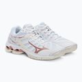 Volleyballschuhe Damen Mizuno Wave Voltage weiß V1GC21636 4