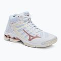 Volleyballschuhe Damen Mizuno Wave Voltage Mid weiß V1GC216536