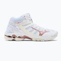 Volleyballschuhe Damen Mizuno Wave Voltage Mid weiß V1GC216536 2