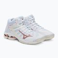 Volleyballschuhe Damen Mizuno Wave Voltage Mid weiß V1GC216536 4
