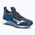 Volleyballschuhe Herren Mizuno Wave Momentum 2 dunkelblau V1GA211212