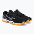 Handballschuhe Herren Mizuno Wave Phantom 3 schwarz X1GA22644 4