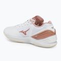 Handballschuhe Damen Mizuno Wave Stealth Neo white/rose/snow white 3