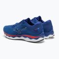 Herren Laufschuhe Mizuno Wave Sky 6 türkis see/weiß/kirsche tomate 4