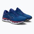 Herren Laufschuhe Mizuno Wave Sky 6 türkis see/weiß/kirsche tomate 5