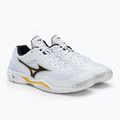 Handballschuhe Herren Mizuno Wave Stealth V weiß X1GA1813 4