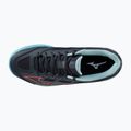 Kinder-Tennisschuhe Mizuno Exceed Star CC kollegial blau/soleil/tanager/türkis 10