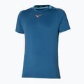 Herren Mizuno Laufshirt Tee blau 62GAA00117