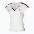 Damen-Tennisshirt Mizuno Printed Tee weiß