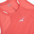 Lauf Tank Top Damen Mizuno Aero Tank sunkissed coral 3