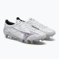 Herren Fußballschuhe Mizuno Alpha JP Mix weiß/zündrot/ 801 c 4