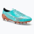 Herren Fußballschuhe Mizuno Alpha JP Mix blau curacao/schneeweiß/rotbsatin