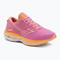 Damen Laufschuhe Mizuno Wave Rider 26 Roxy Cyclamen/Weiß/Mockorang