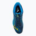 Herren-Tennisschuhe Mizuno Wave Exceed Light 2 AC Kleid blauen / bolt2 neon / clolsonne 6