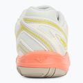 Tennisschuhe Damen Mizuno Break Shot 4 AC snow white/ neon flame/ ghost gray 6