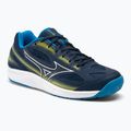 Herren-Tennisschuhe Mizuno Break Shot 4 AC Kleid blau / jet blau / Schwefel Frühling