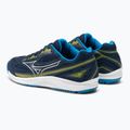 Herren-Tennisschuhe Mizuno Break Shot 4 AC Kleid blau / jet blau / Schwefel Frühling 3