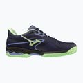 Herren Padel Schuhe Mizuno Wave Exceed Light 2 Padel Abend blau / patina grün / lolite 7