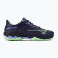 Herren Padel Schuhe Mizuno Wave Exceed Light 2 Padel Abend blau / patina grün / lolite 2